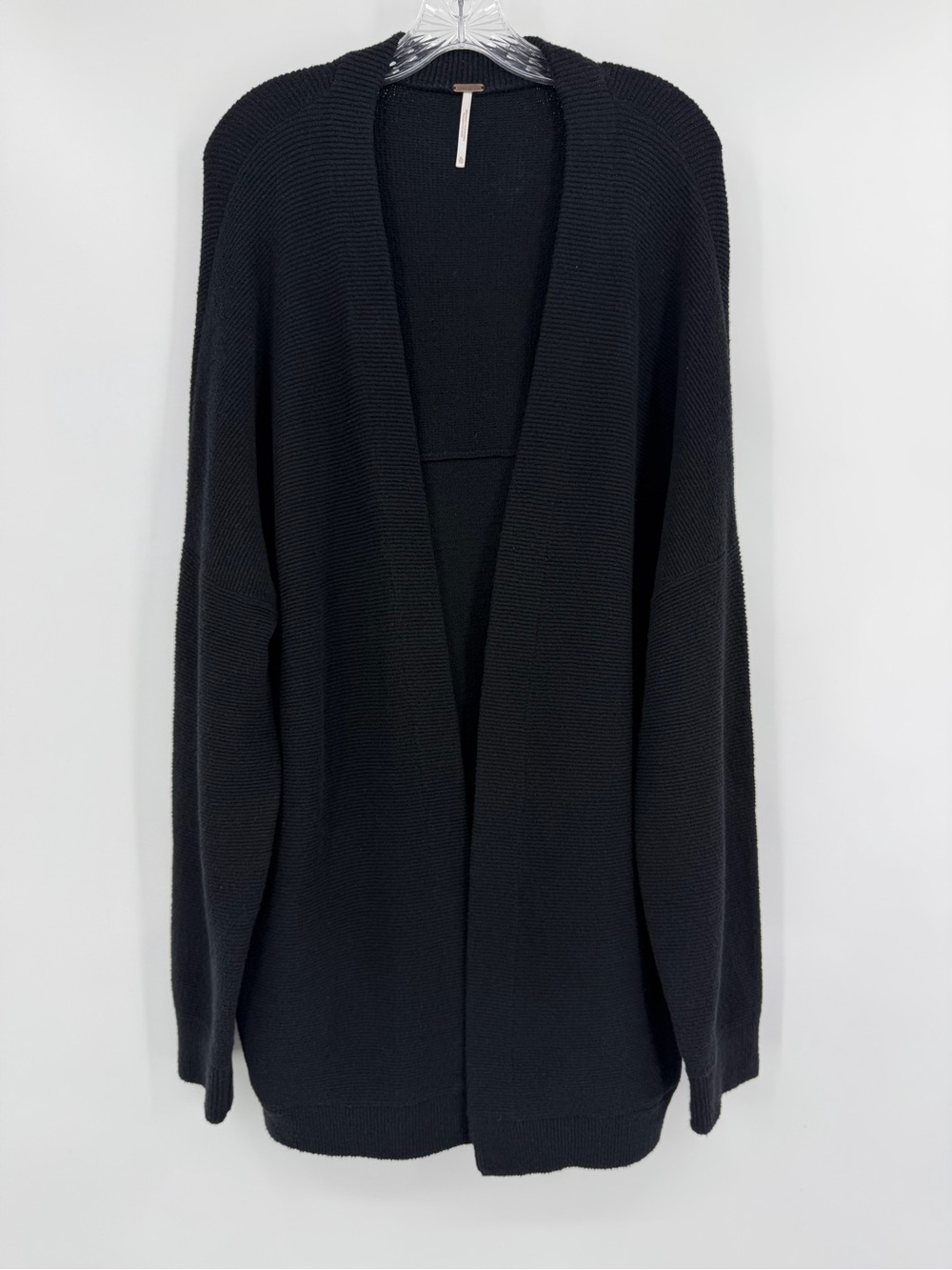 Free People Ottoman Cardigan Black Size XL